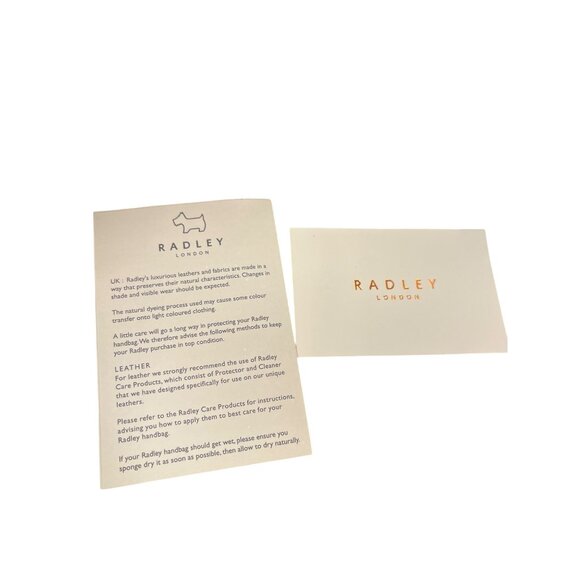 Radley London wms maroon silver leather shoulder handbag SKU 9886 - Picture 16 of 16